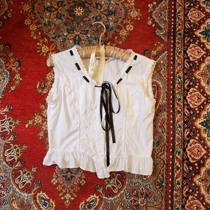 Vintage 80s Cropped Blouse